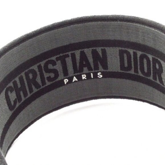 DIOR/ChristianDior Black Dark Gray Gray Jacquard Other Jewellery - Picture 3 of 4